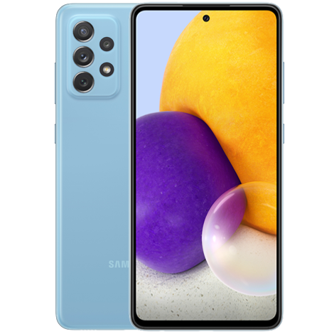 Galaxy A72 в комплект с безжични слушалки