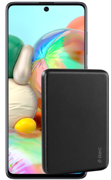 Samsung Galaxy A71 + ttec PowerCard 5 000 mAh