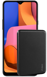 Samsung Galaxy A20s в комплект с ttec PowerCard 5 000 mAh
