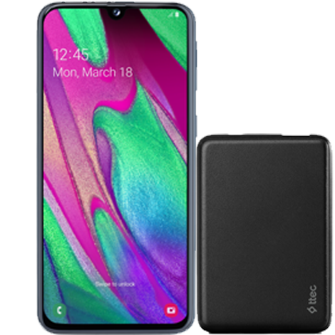 Galaxy A40 + ttec PowerCard 5 000 mAh