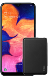 Samsung Galaxy A10 + ttec PowerCard 5 000 mAh