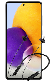 Samsung Galaxy A72 в комплект с безжични слушалки